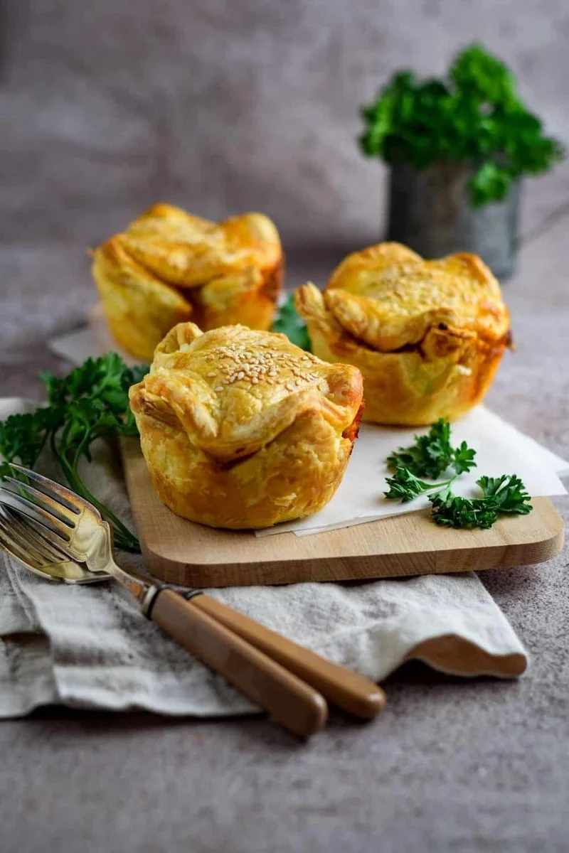 Spicy Chicken and Veg Pies