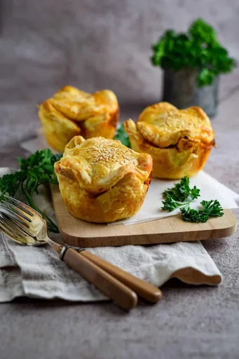 Empanadas picantes de pollo y verduras
