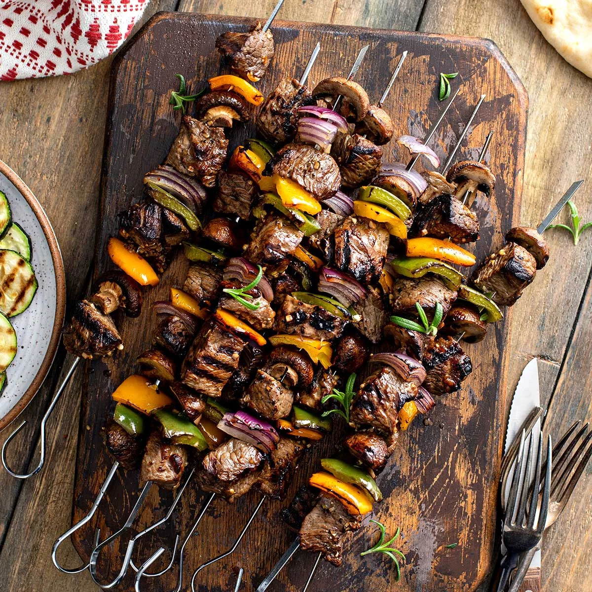 Grilled Steak Tips (Steak Kebabs)