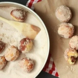 Chocolate Filled Mini Donuts