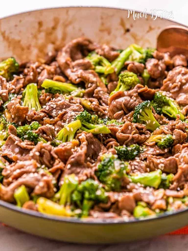Salteado de ternera y brócoli