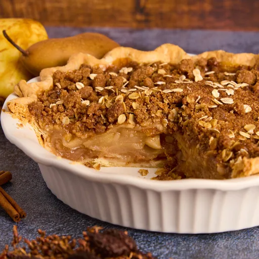 Tarta holandesa de pera
