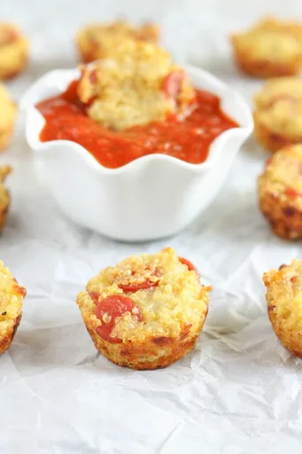 Mini Quinoa Pizzas