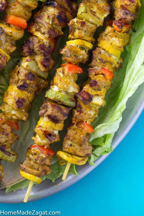 Caribbean Chicken Skewers