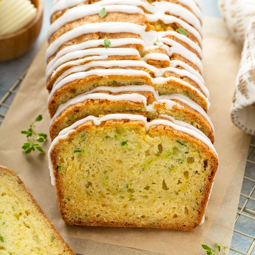 Pan de calabacín y limón