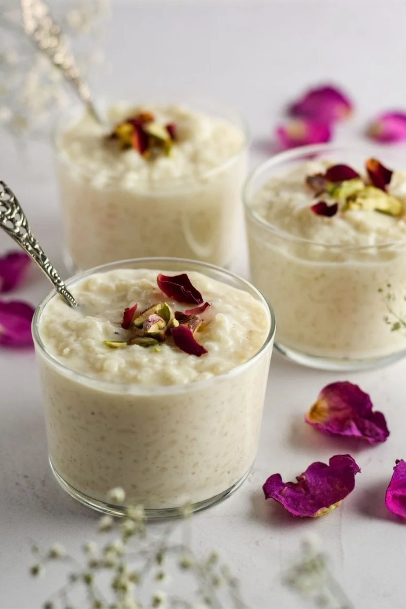 Sweet Rice/Kheer with condensed milk