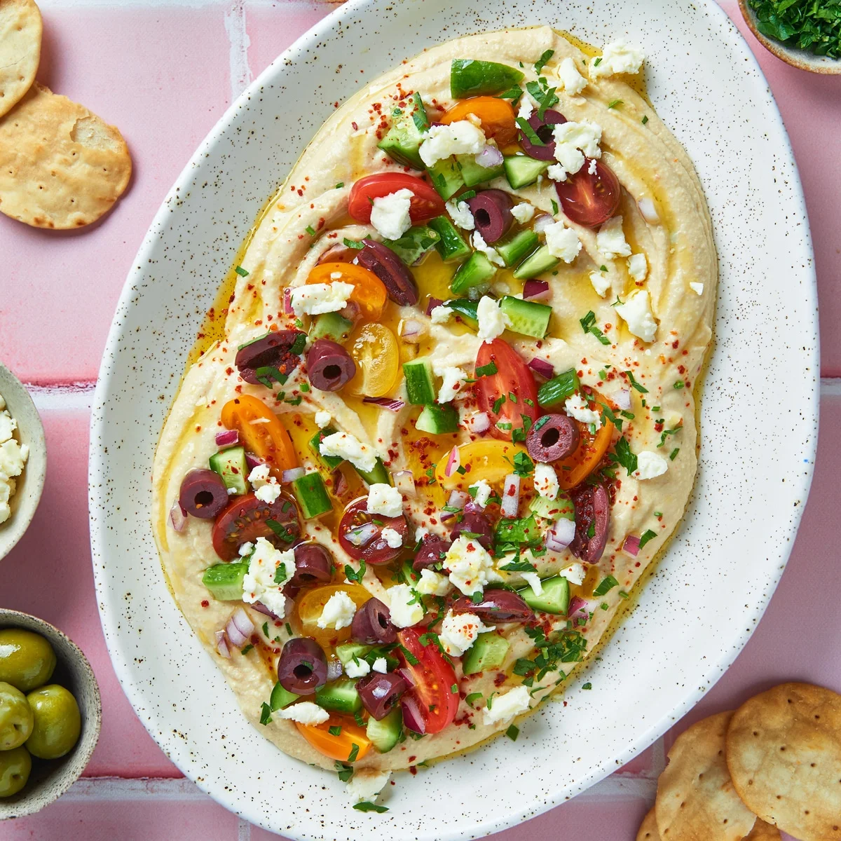 Loaded Hummus Dip