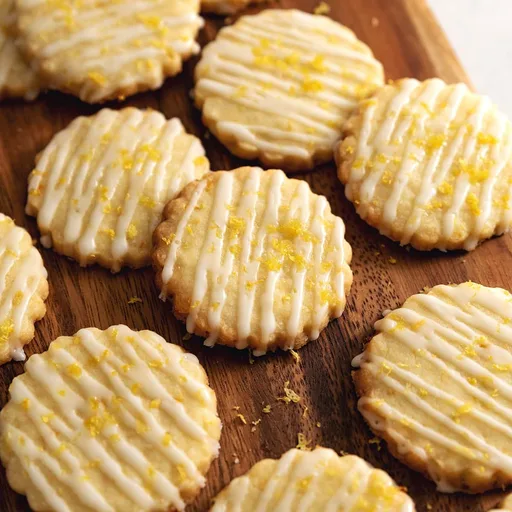 Lemon Shortbread Cookies