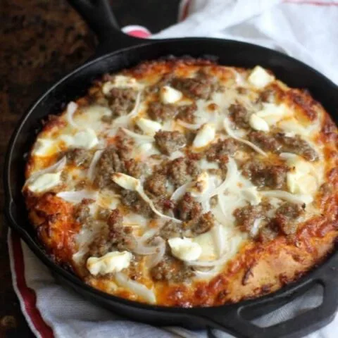 Pizza Casera a la Sartén