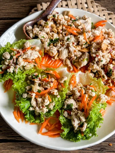 Thai Chicken Lettuce Wraps Recipe