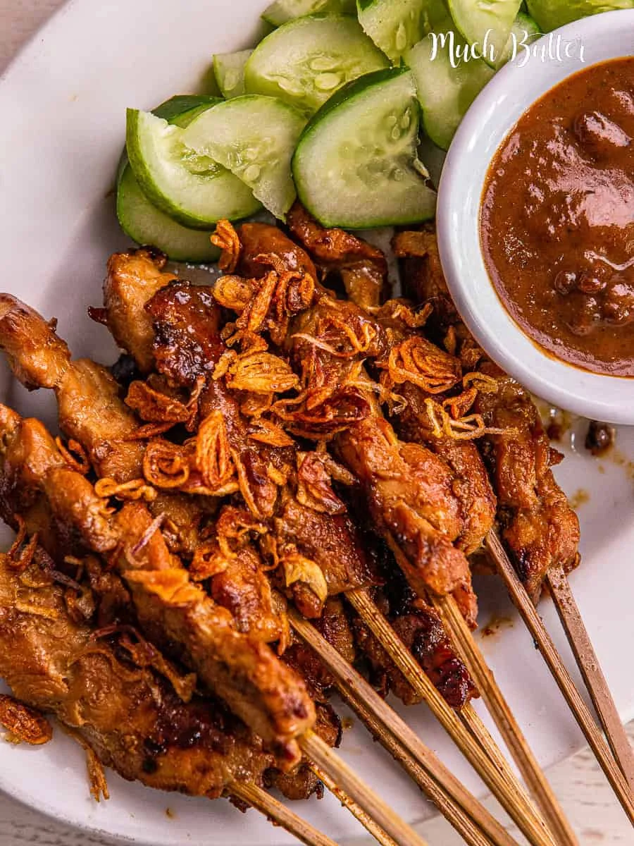 Sweet Chicken Skewer with Peanut Sauce