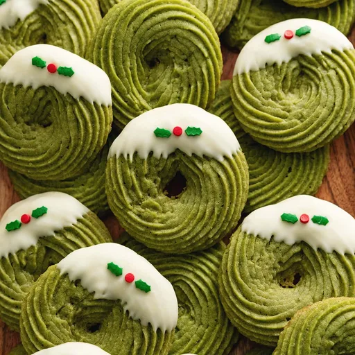 Matcha Butter Cookies