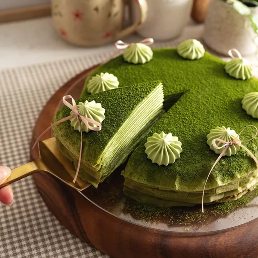 Matcha Crepe Cake