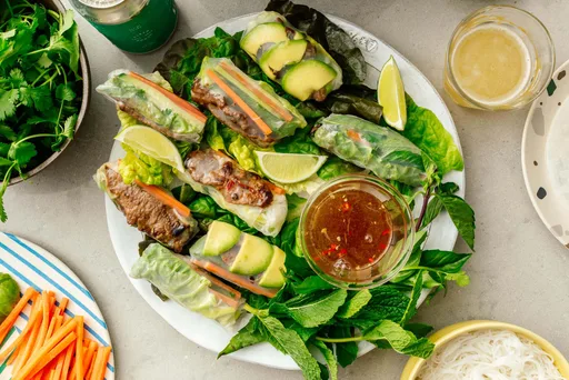 Rollitos de ensalada vietnamitas