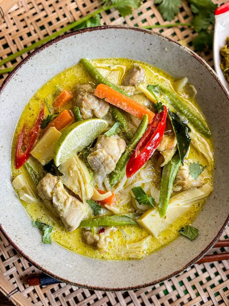 Thai Green Curry Noodle Soup Recipe