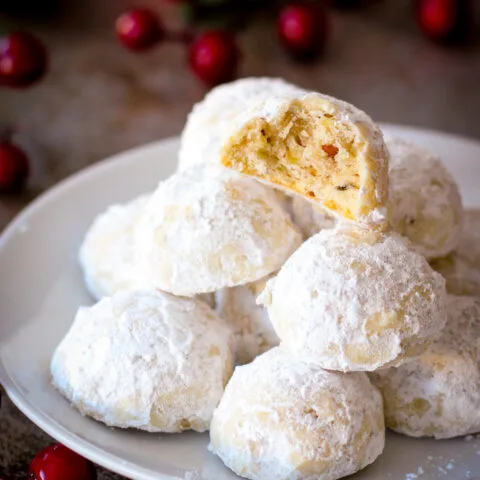Pecan Snowball Cookies