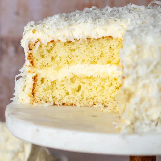 Perfectly Moist Coconut Cake