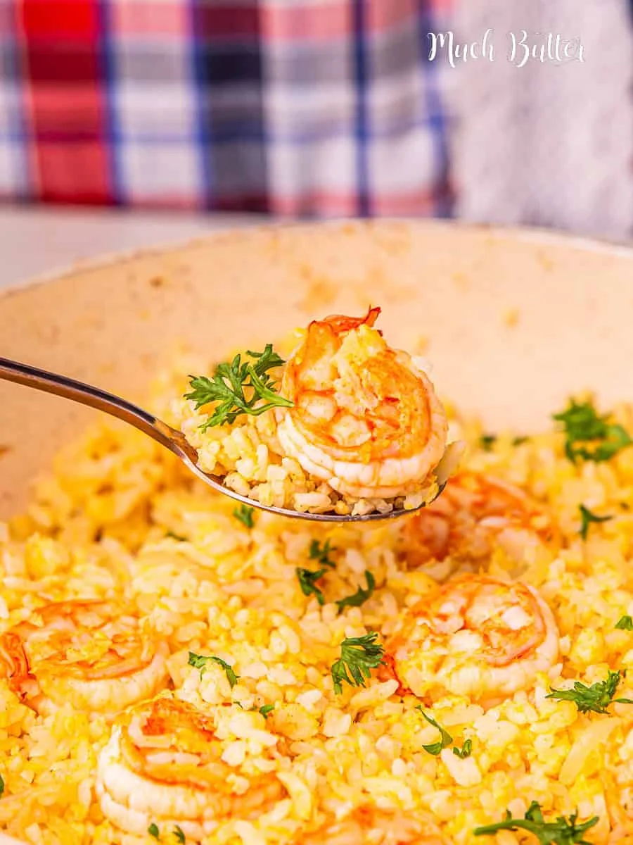 Garlic Butter Shrimp Fried Rice