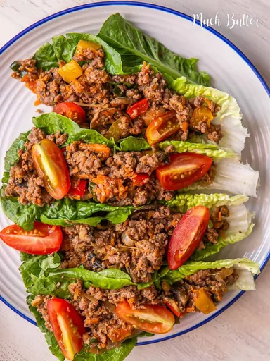 Ground Beef Lettuce Wrap