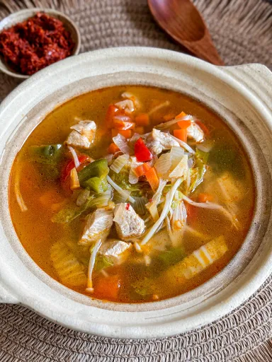 Thai Red Curry Chicken Soup Recipe
