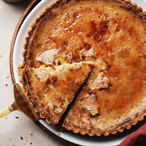 Pumpkin Crème Brûlée Tart