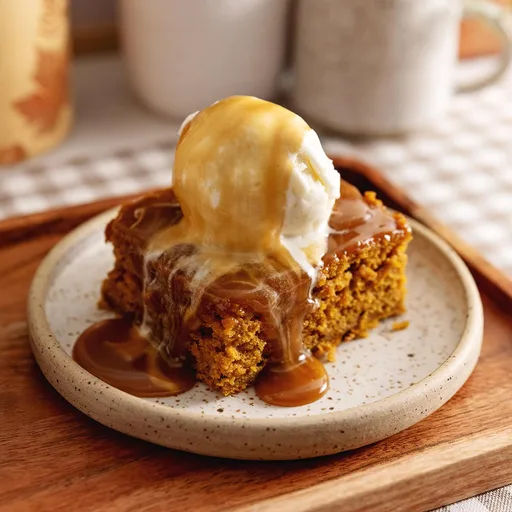 Pumpkin Sticky Toffee Pudding