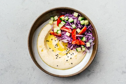 Receta de hummus super fácil, suave y cremoso