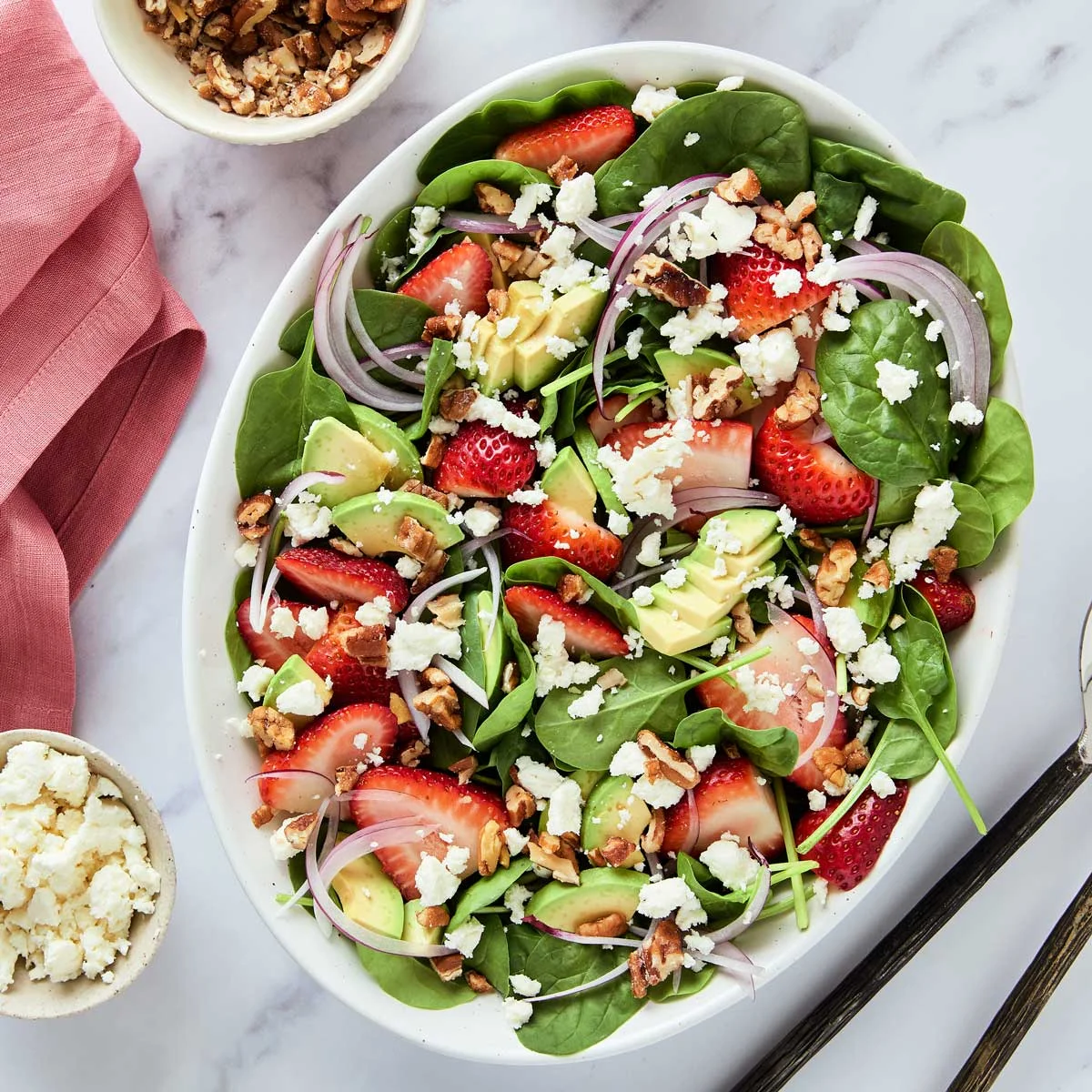 Strawberry Spinach Salad