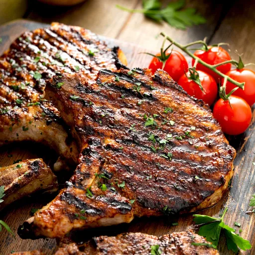 Las mejores chuletas de cerdo a la parrilla