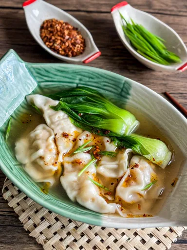 Easy Thai Wonton Soup Recipe