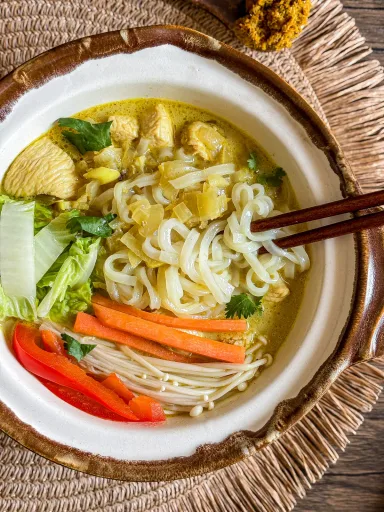 Thai Yellow Curry Noodle Soup