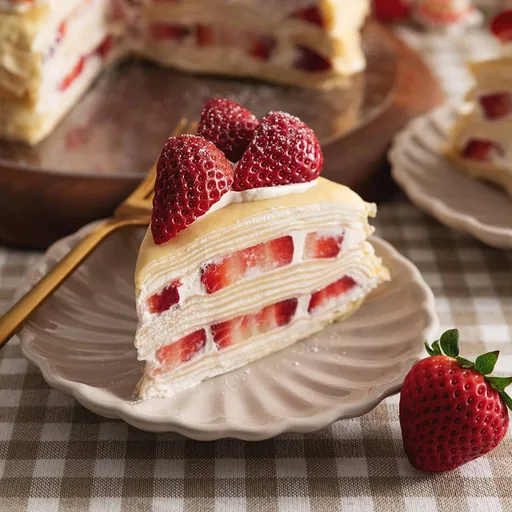 Strawberry Crepe Cake