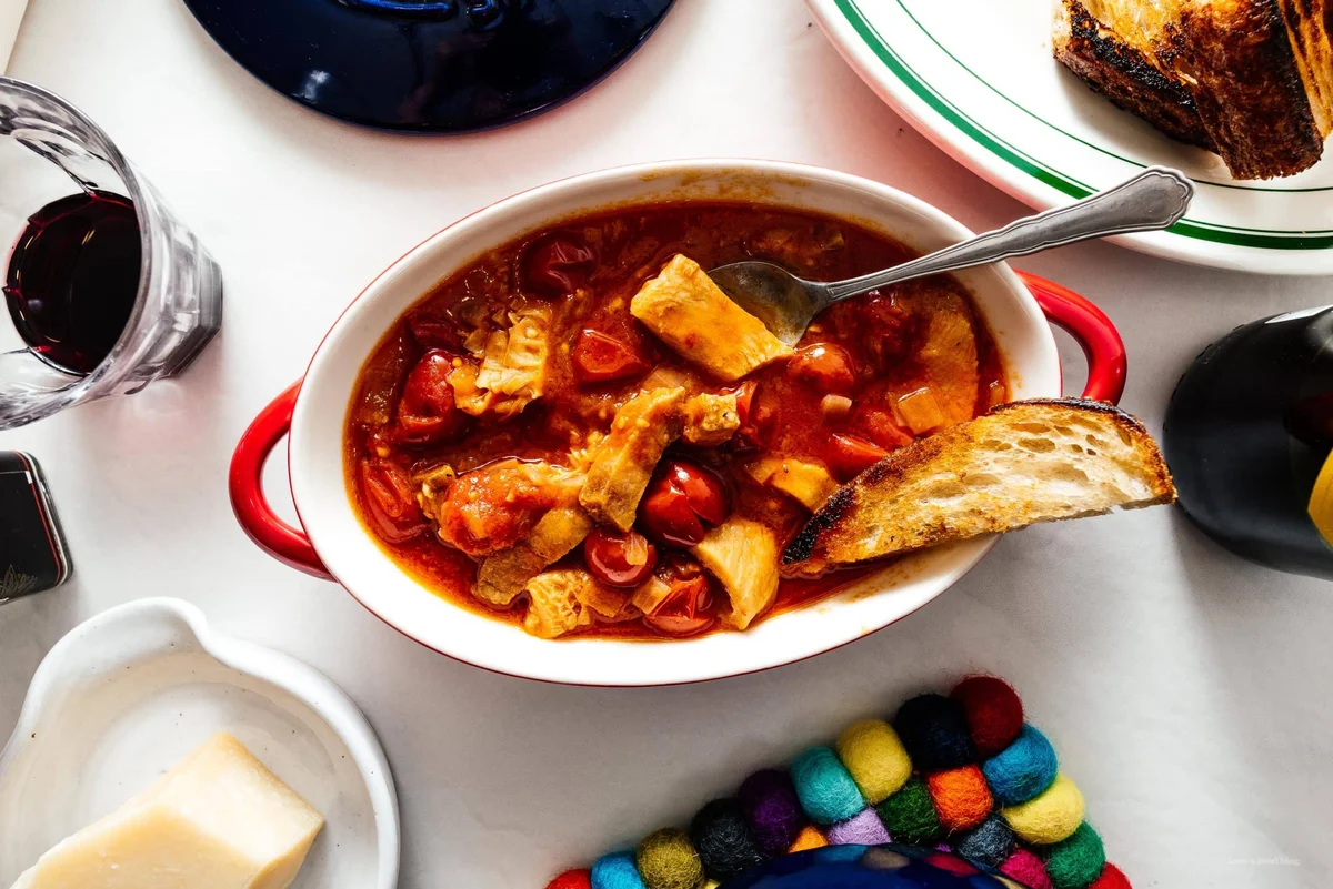 Trippa alla Romana: Roman Style Tripe in Tomato Sauce