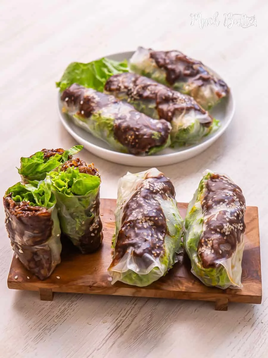 Korean Beef BBQ Spring Roll
