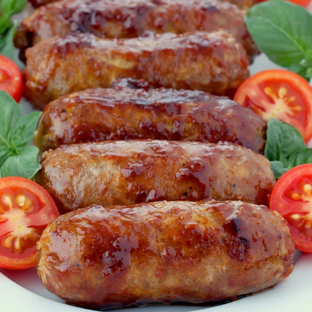 Longganisa Hamonado (Filipino sweet sausage)