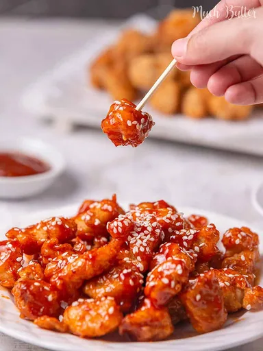 Pollo frito al estilo coreano