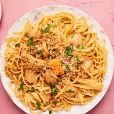 Receta de pasta con vieiras