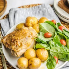 Crock Pot Chicken Thighs and Potatoes Recipe