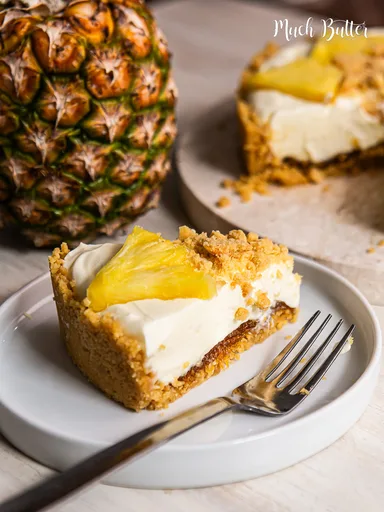Tarta de queso desmenuzada con Nastar (Tarta de queso y piña)