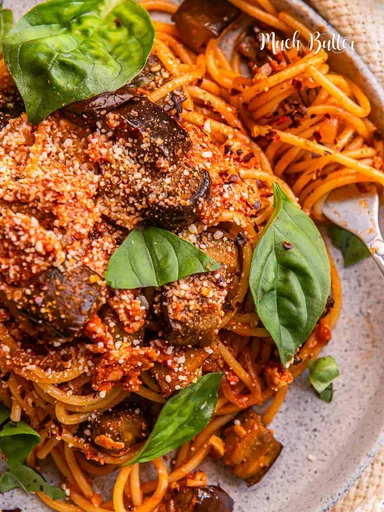 Pasta alla Norma con pollo