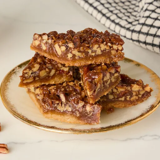 Salted Caramel Pecan Shortbread Bars