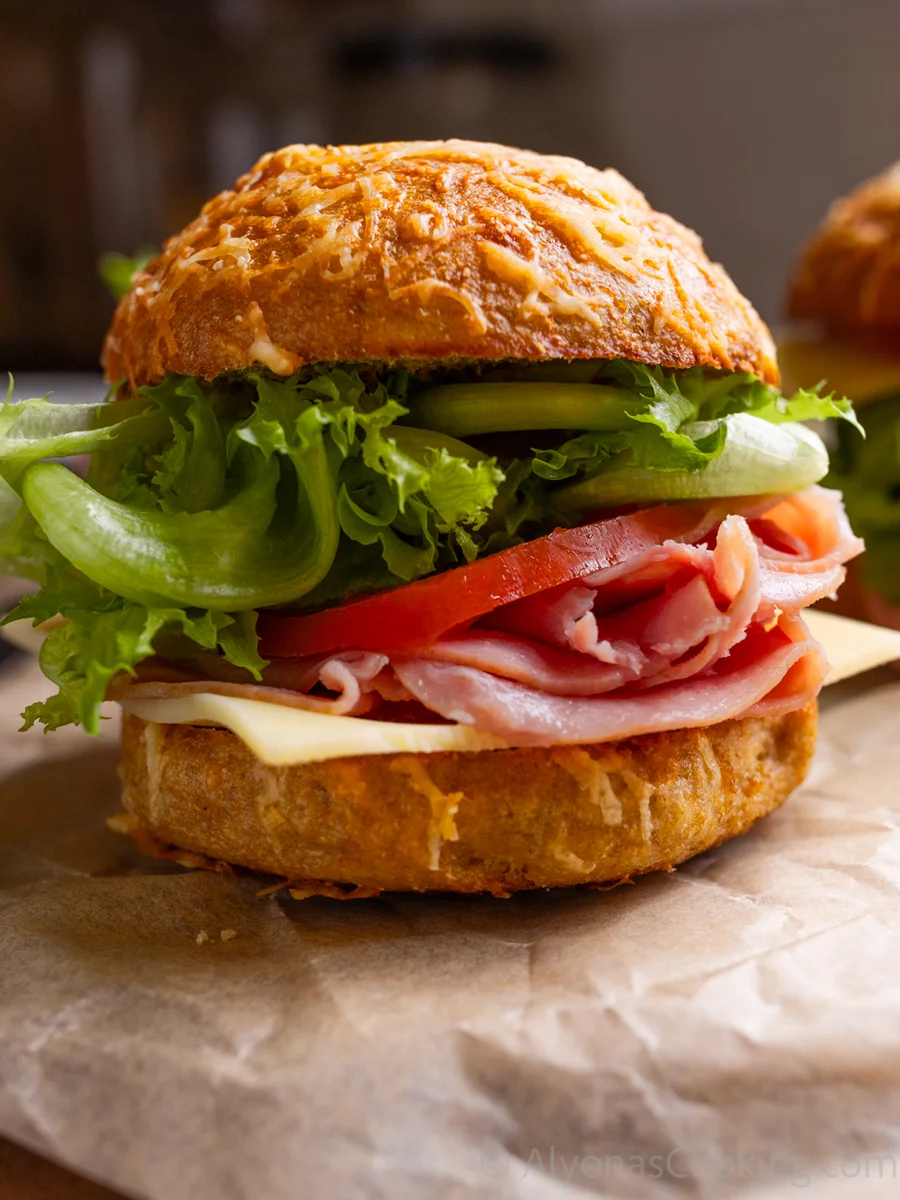 Asiago Cheese Bagel Sandwich Recipe