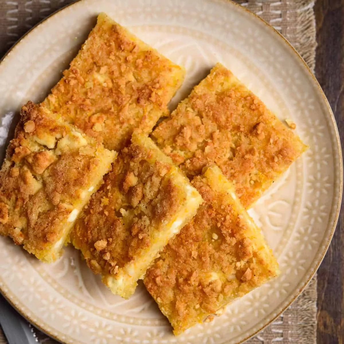 Crustless Pumpkin Pie with Feta