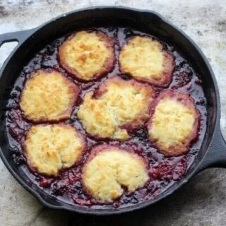 Triple Berry Cobbler