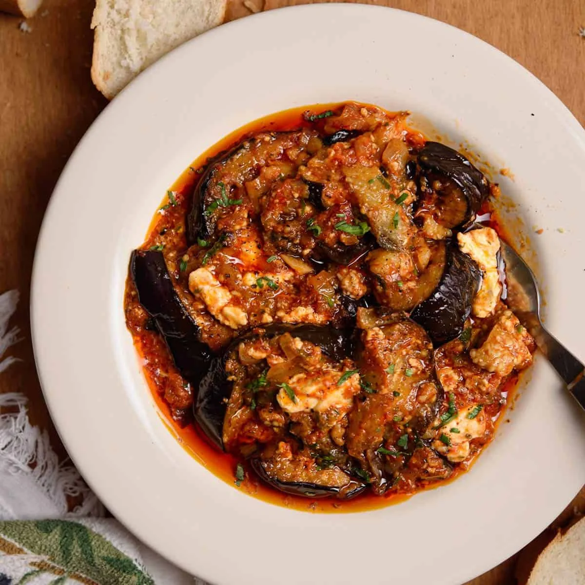 Eggplant Saganaki