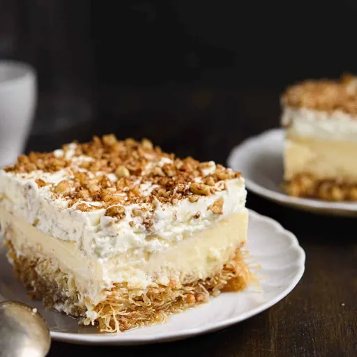 Greek Ekmek Kataifi - Shredded Phyllo And Cream Dessert