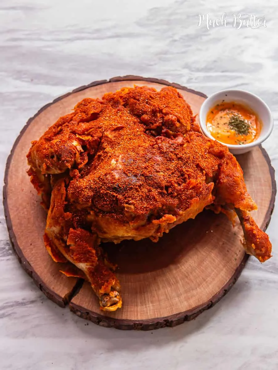 Spicy Deep Fried Whole Chicken