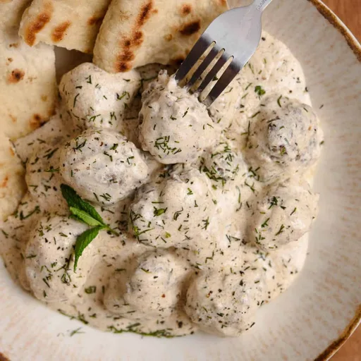 Lamb Meatballs In Yogurt Sauce