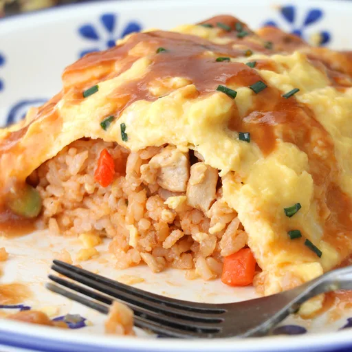 Omurice (Tortilla de arroz japonesa)