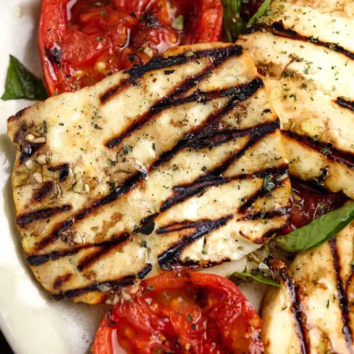 Queso Halloumi a la parrilla